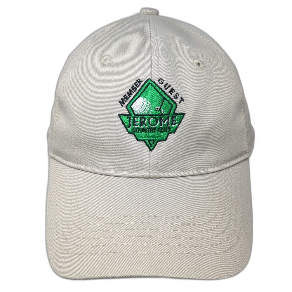 Page & Tuttle Baseball Cap Beige One Size Jerome Country Club Golf Cheese Co Hat